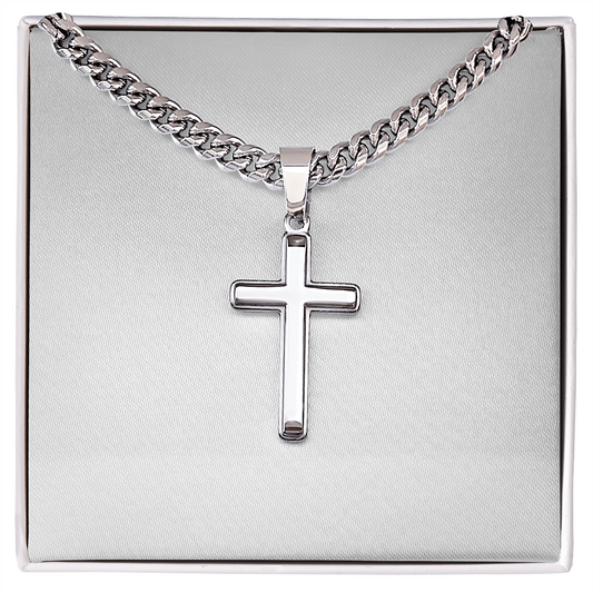 Artisan Cross - Cuban Link Chain